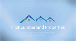 Desktop Screenshot of firstcumberlandproperties.com